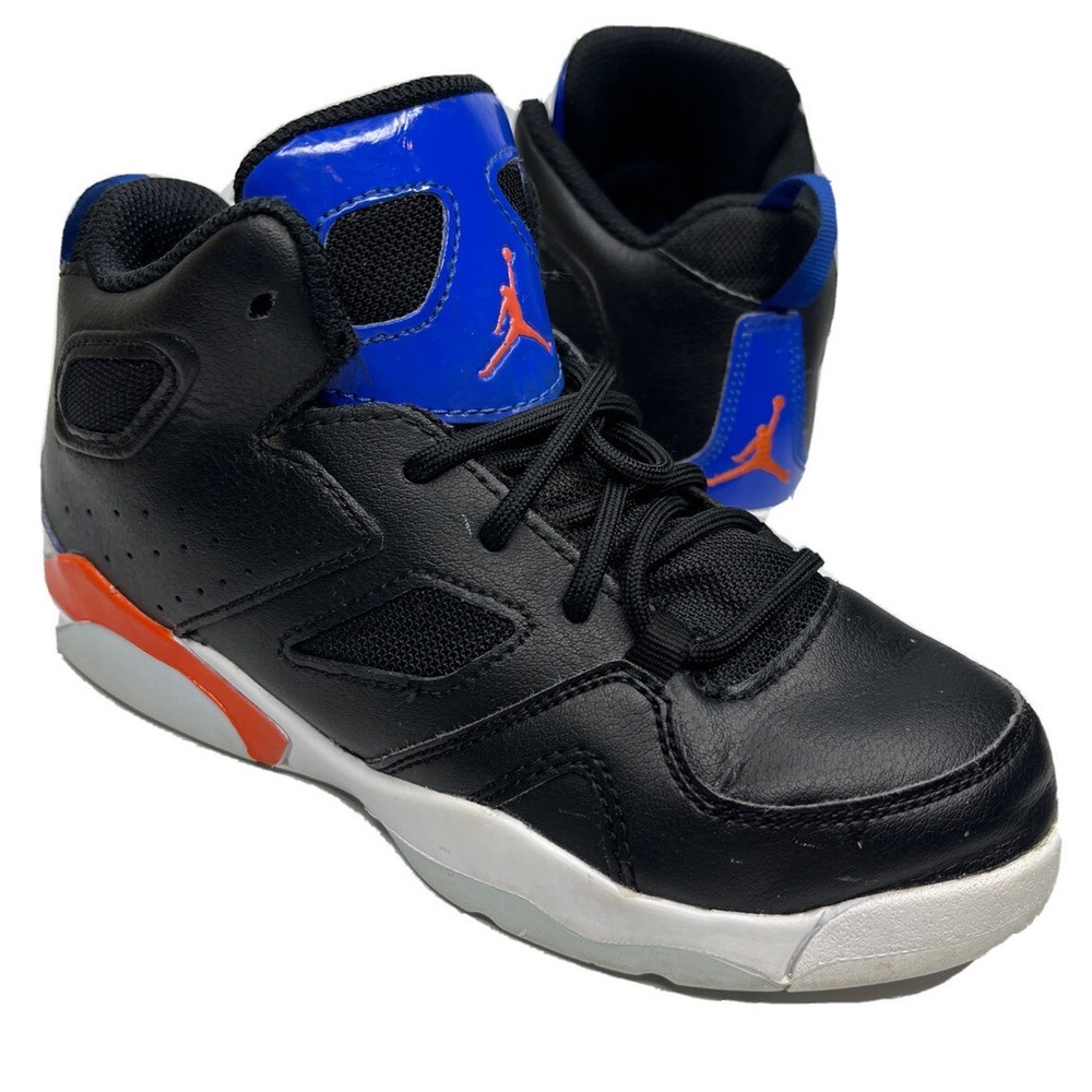 Jordan Club 91 Black Blue Orange Kids Basketball Sneakers DM1686-008 Size 1Y